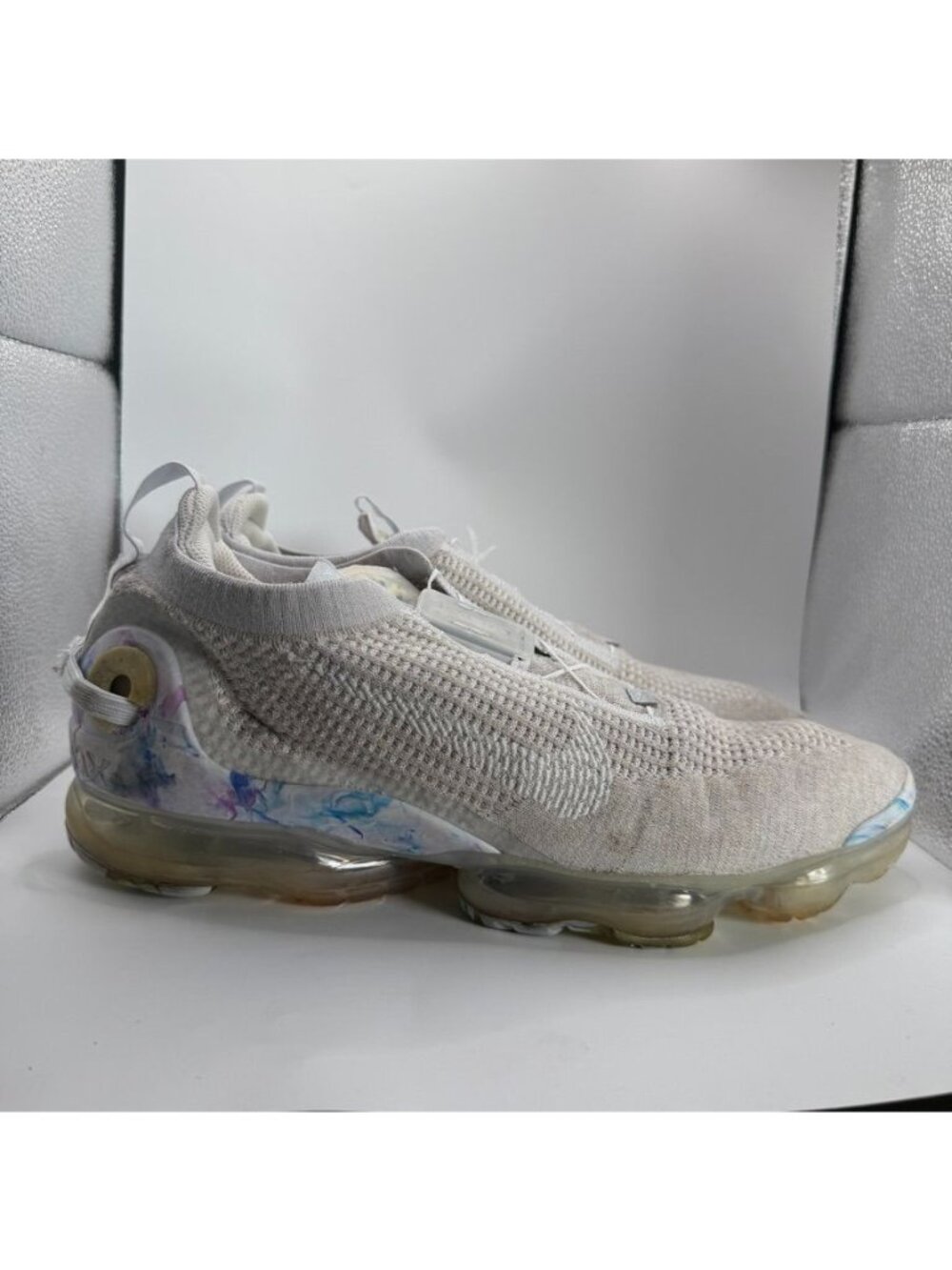 Nike Vapormax 2020 Flyknit White Multicolor Mens Shoes Size 13 Sustainable Desig